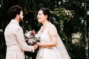 Professional videography photography and drone footage wedding couple