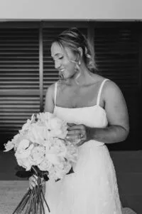 Professional videography photography and drone footage capture bride