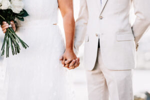 Professional videography photography and drone footage of wedding