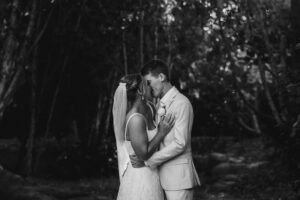 Professional videography photography and drone footage wedding couple