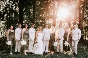 Professional videography photography drone footage wedding party