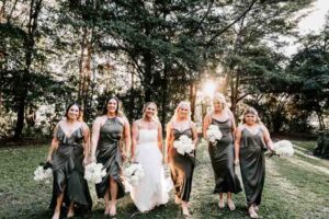 Professional videography photography and drone footage wedding party