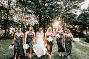 Professional videography photography and drone footage wedding party