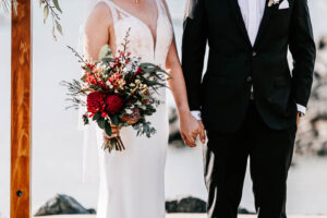 Professional videography photography and drone footage wedding couple