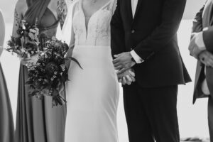 Professional videography captures elegant wedding ceremony moment