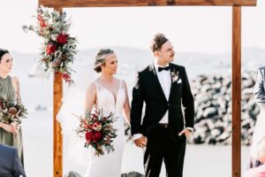 Professional videography photography drone footage wedding ceremony