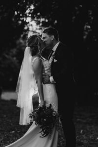Professional videography photography and drone footage wedding couple