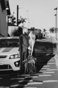 Professional videography photography and drone footage of couple