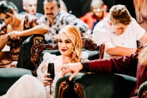 Professional videography gathering with stylish event ambiance