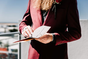 Professional videography capturing elegant wedding moments