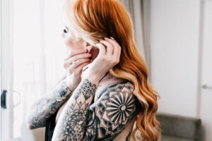 Professional videography photography and drone footage tattooed woman