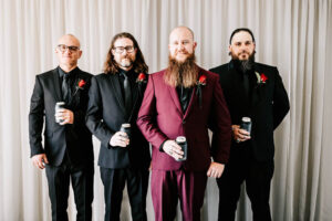 Professional videography group at an elegant event