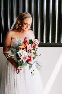 Professional videography photography and drone footage bridal portrait