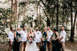 Professional videography photography and drone footage at a wedding