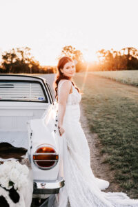 W+R 12-08-23 Th3rd Dimension Media WR-835 Professional videography capturing a bride at sunset outdoors