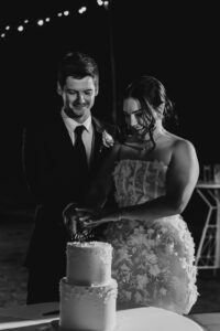 Professional videography, photography, and drone footage at wedding