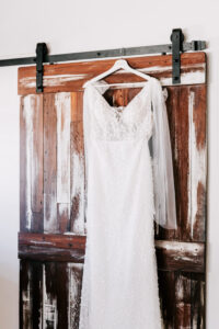 Professional videography photography and drone footage wedding gown