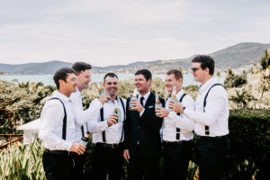 Professional videography capturing joyful moments of friends outdoors