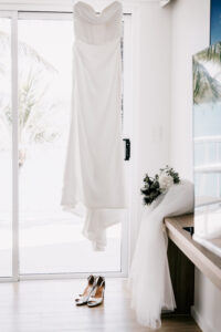 Professional videography photography and drone footage of a wedding