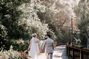 Professional videography photography and drone footage wedding scene