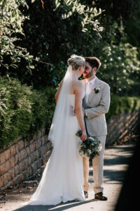 Professional videography photography and drone footage wedding couple