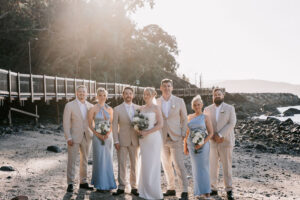 Professional videography outdoor wedding photography scenic beach