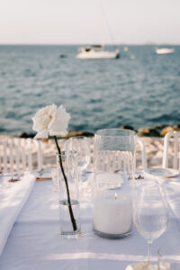 Professional videography photography and drone footage beach dinner