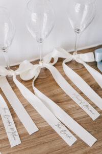 Professional videography photography and drone wine glass display