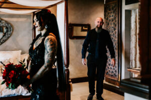 Professional videography photography and drone footage in wedding scene