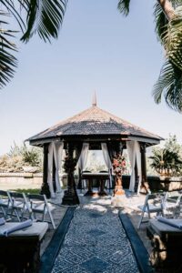 Professional videography photography and drone footage of gazebo