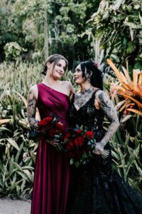 Professional videography photography and drone footage wedding scene