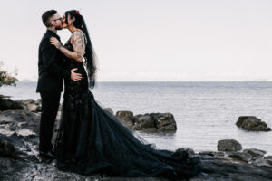 Professional videography photography drone footage by the sea