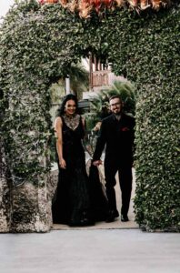 Professional videography photography and drone footage of a couple