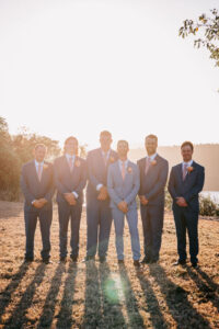 Professional videography photography drone footage groomsmen outdoors