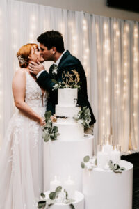 Professional videography photography and drone footage at a wedding