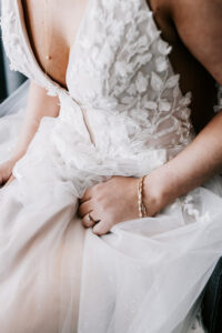 Professional videography photography drone for elegant bridal style