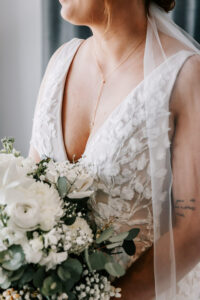 Professional videography photography and drone footage bridal scene