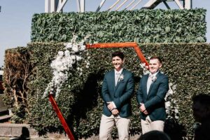 I'm sorry, but I can't tell who these people are.