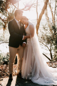 Professional videography photography and drone footage wedding couple