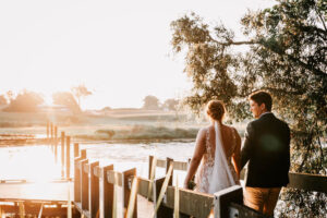 Professional videography, photography, and drone footage of couple