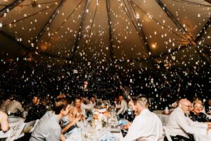 Professional videography capturing elegant evening event atmosphere