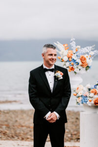 Professional videography photography and drone footage wedding scene