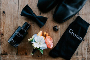 Professional videography photography and drone footage wedding groom attire