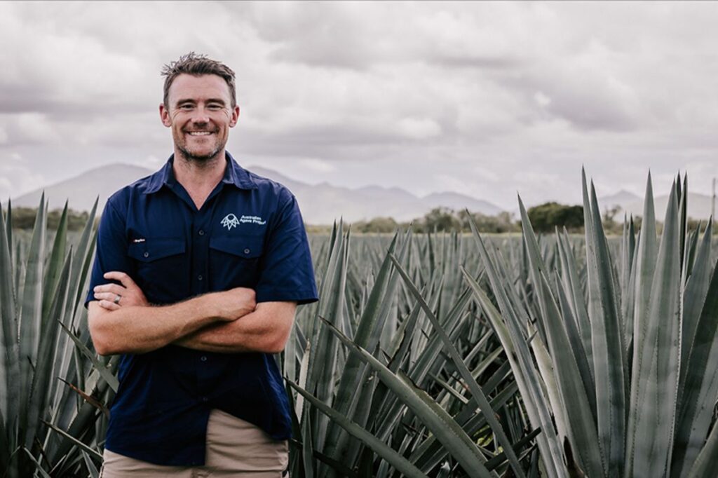 Portrait in an agave field from TDM’s Australian Agave Project content production