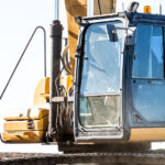 Professional videography of construction equipment on site