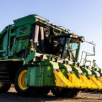 Professional videography photography and drone footage of harvester