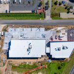 Professional videography photography drone footage construction site