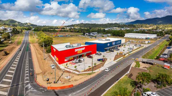 Professional videography captures vibrant aerial view of a complex