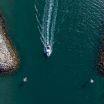 Professional videography photography and drone footage of coastline