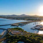 Professional videography photography and drone footage of harbor view